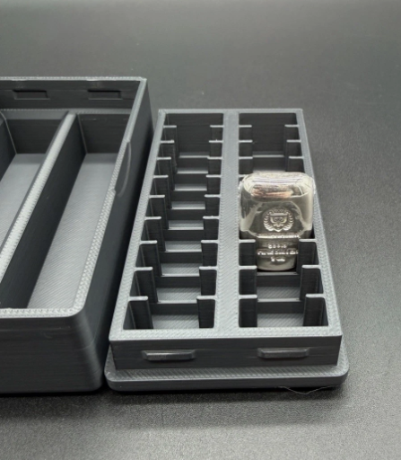 Germania Mint 1 oz Silver Bar Storage Box Holder Case – Holds 20 Bars Pick Color
