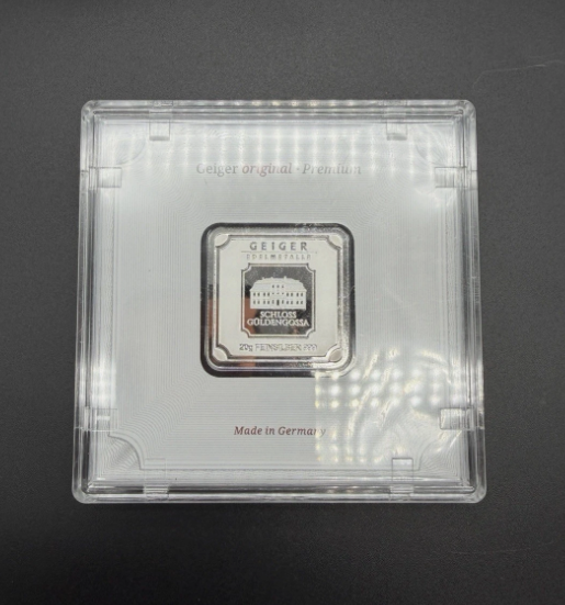 5 Slot Geiger Edelmetalle Assay Storage Box 20g 1oz Silver Gold PIck Color