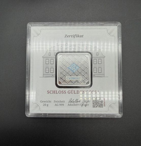 5 Slot Geiger Edelmetalle Assay Storage Box 20g 1oz Silver Gold PIck Color