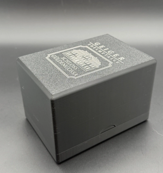 10 Slot Geiger Edelmetalle Assay Storage Box 20g 1oz Silver Gold ENGRAVED