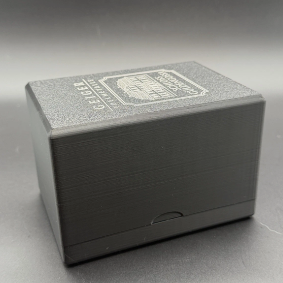 10 Slot Geiger Edelmetalle Assay Storage Box 20g 1oz Silver Gold ENGRAVED