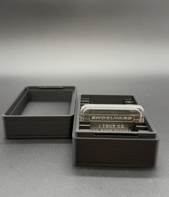 10 Slot 1oz Silver Bar Stacker Capsule Storage Box Air-Tite Holder - Pick Color