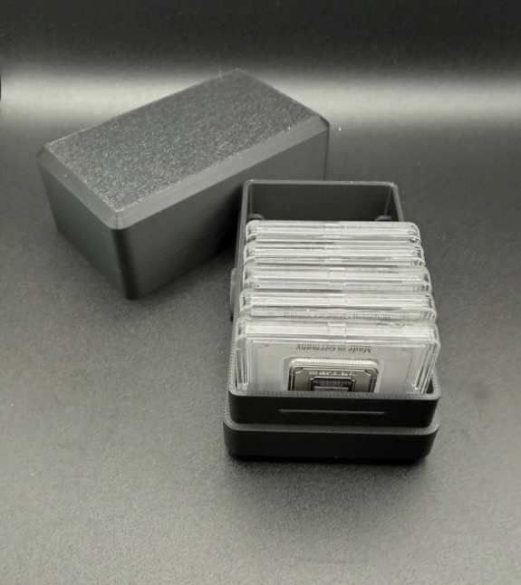 10 Slot Geiger Edelmetalle Assay Storage Box 1g 5g 10g Silver Gold Pick Color