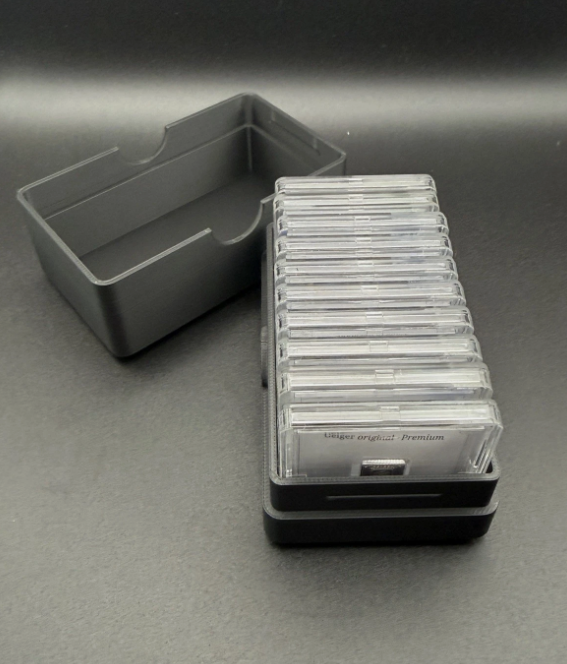10 Slot Geiger Edelmetalle Assay Storage Box 1g 5g 10g Silver Gold Pick Color