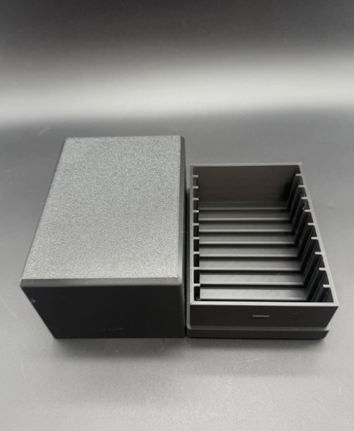 10 Slot Geiger Edelmetalle Assay Storage Box 20g 1oz Silver Gold - Pick Color
