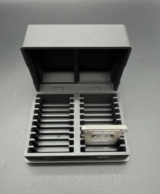20 Slot Geiger 1 oz Silver Bar Storage Box Holder NO ASSAY Bare Bars Pick Color