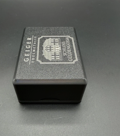 20 Slot Geiger 1 oz Silver Bar Storage Box Holder NO ASSAY Bare Bars ENGRAVED