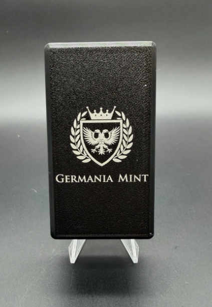 Germania Mint 1 oz Silver Bar Storage Box Holder Case – Holds 20 Bars - ENGRAVED