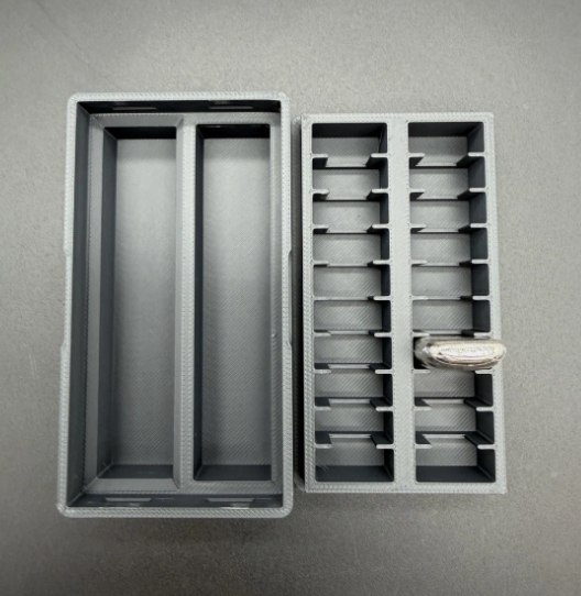 Germania Mint 1 oz Silver Bar Storage Box Holder Case – Holds 20 Bars - ENGRAVED